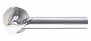 Pesaro Lever Door Handle Set (stainless steel)